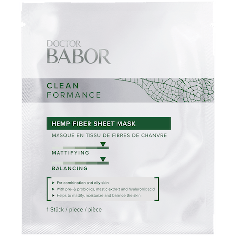 Doctor Babor Cleanformance Hemp Fiber Sheet Mask 1pc